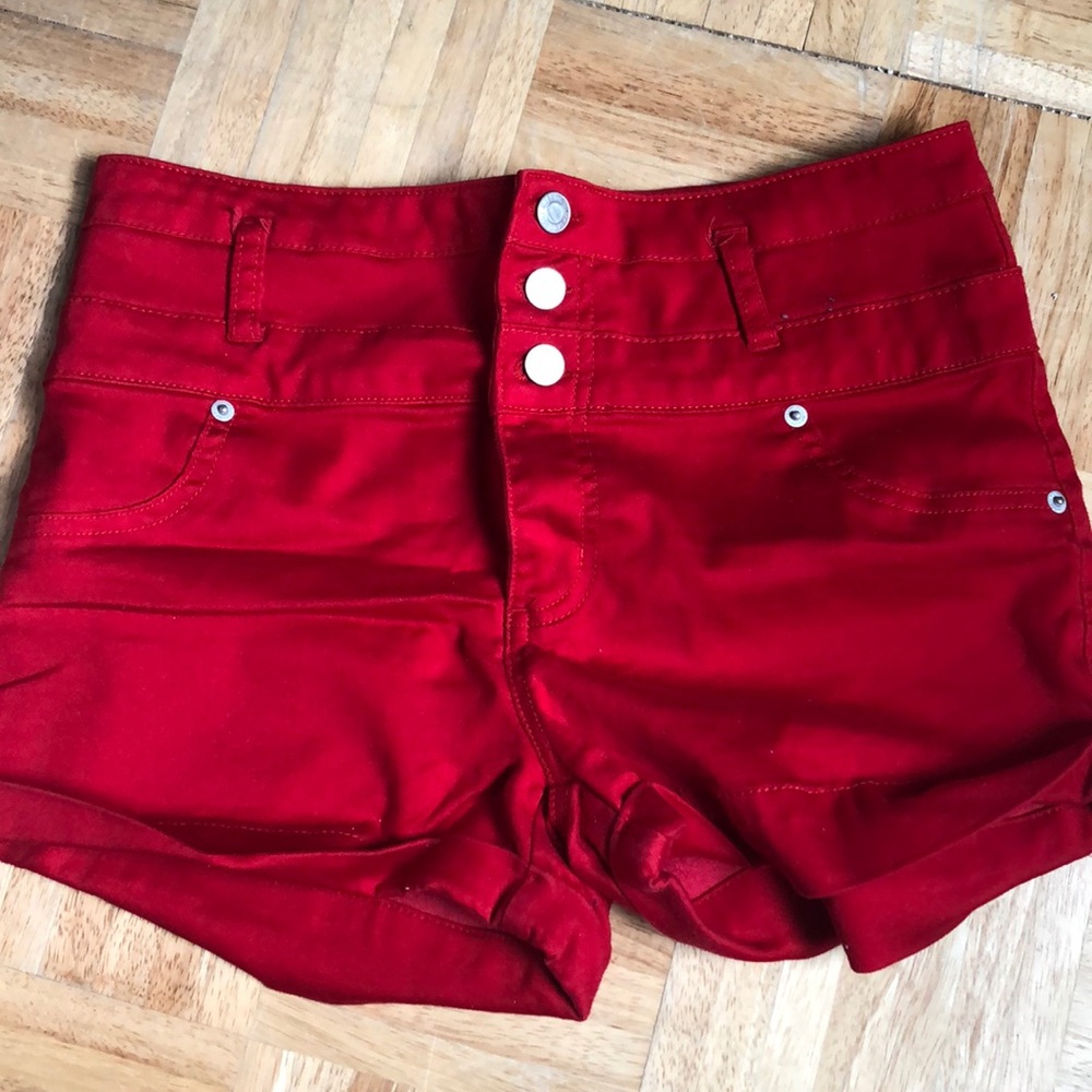 High waisted shorts